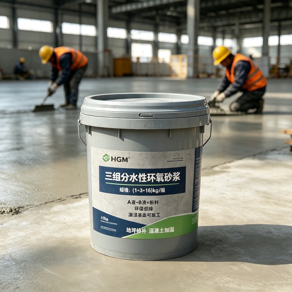 将乐三组份水性环氧砂浆